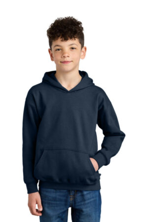 NAVY SF500B gildan youth softstyle midweight fleece hoodie