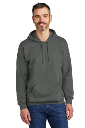 CHARCOAL SF500 gildan softstyle pullover hooded sweatshirt