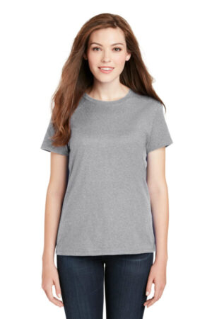 LIGHT STEEL SL04 hanes-ladies perfect-t cotton t-shirt