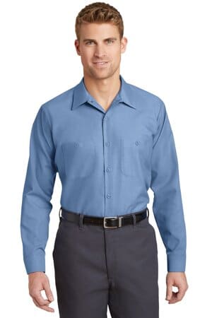 PETROL BLUE SP14 red kap long sleeve industrial work shirt