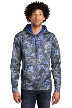Custom embroidered fleece outerwear hooded