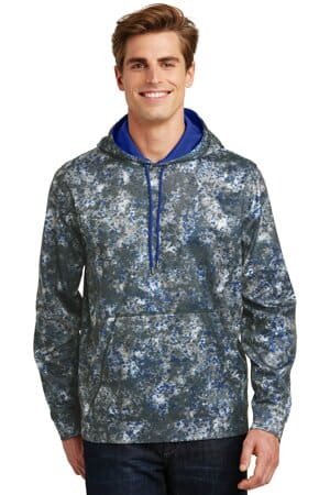 TRUE ROYAL ST230 sport-tek sport-wick mineral freeze fleece hooded pullover