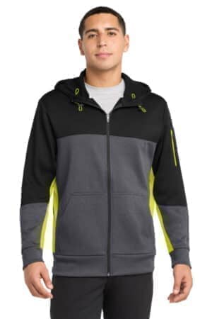 Custom embroidered full zip activewear