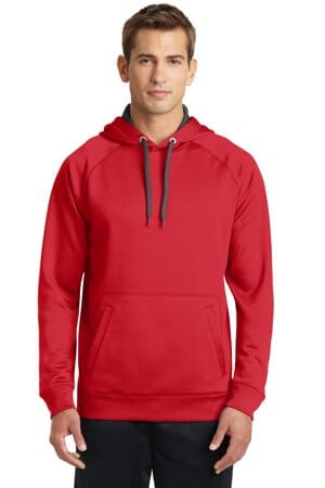 TRUE RED ST250 sport-tek tech fleece hooded sweatshirt