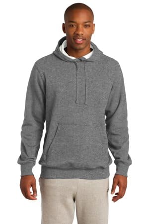 VINTAGE HEATHER ST254 sport-tek pullover hooded sweatshirt