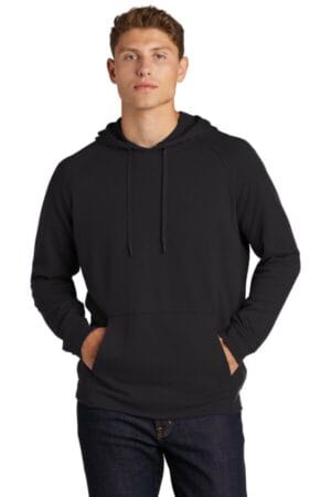 BLACK ST272 sport-tek lightweight french terry pullover hoodie
