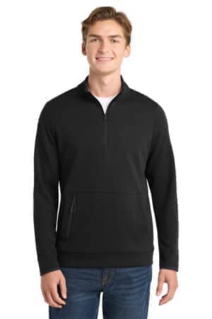 embroidered ½ and ¼ zip sweatshirts sport tek
