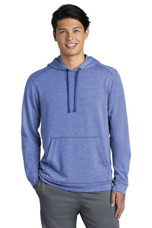 ST296 sport-tek posicharge tri-blend wicking fleece hooded pullover