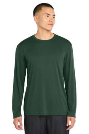 FOREST GREEN ST350LS sport-tek long sleeve posicharge competitor tee