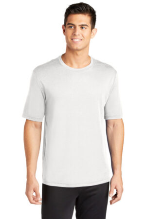 WHITE ST350 sport-tek posicharge competitor tee