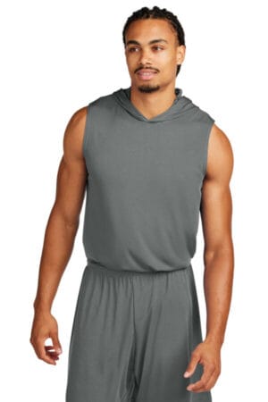 IRON GREY ST352H sport-tek competitor sleeveless hoodie