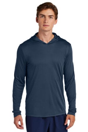 ST420LSH sport-tek posi-uv pro long sleeve hoodie