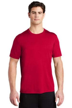 DEEP RED ST420 sport-tek posi-uv pro tee