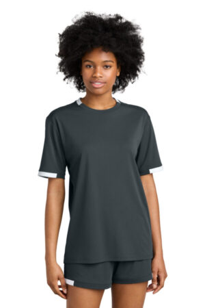 ST440 sport-tek club short sleeve crew