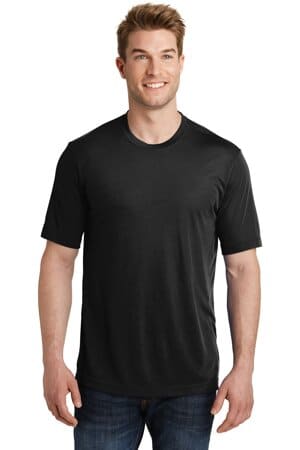 BLACK ST450 sport-tek posicharge competitor cotton touch tee