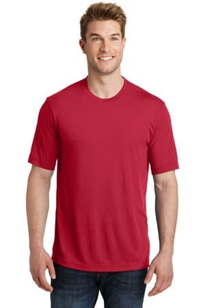 DEEP RED ST450 sport-tek posicharge competitor cotton touch tee