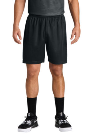 BLACK ST5100 sport-tek posicharge mesh 7 short