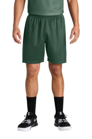 FOREST GREEN ST5100 sport-tek posicharge mesh 7 short