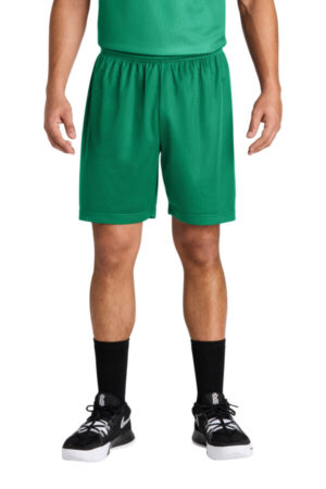 KELLY GREEN ST5100 sport-tek posicharge mesh 7 short