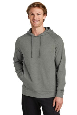 LIGHT GREY HEATHER ST562 sport-tek sport-wick flex fleece pullover hoodie
