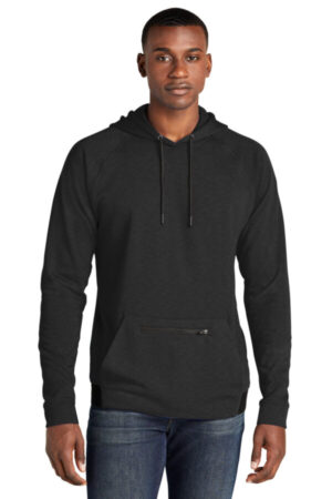 BLACK ST571 sport-tek posicharge strive hooded pullover