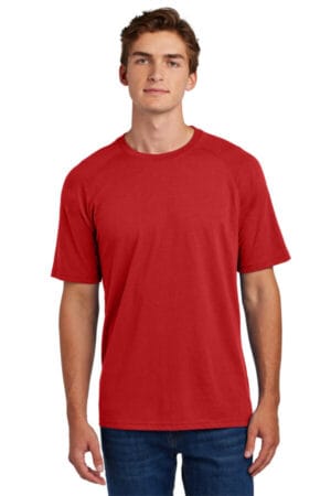 DEEP RED ST6040 sport-tek halftime raglan tee