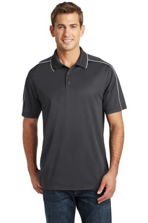 ST653 sport-tek micropique sport-wick piped polo