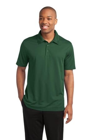 FOREST GREEN ST690 sport-tek posicharge active textured polo