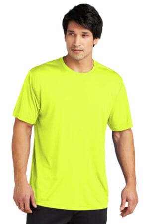 NEON YELLOW ST720 sport-tek posicharge re-compete tee