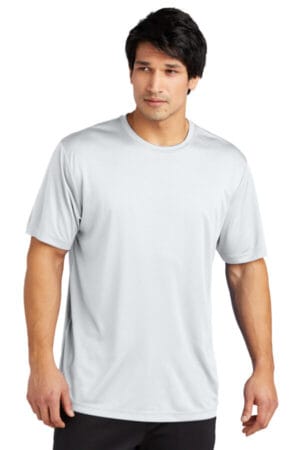 WHITE ST720 sport-tek posicharge re-compete tee