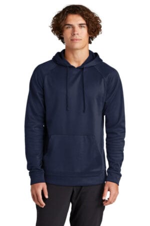 TRUE NAVY ST730 sport-tek re-compete fleece pullover hoodie