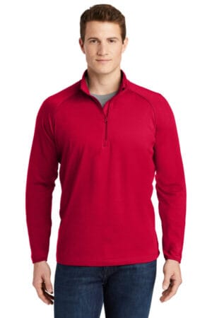 ST850 sport-tek sport-wick stretch 1/4-zip pullover