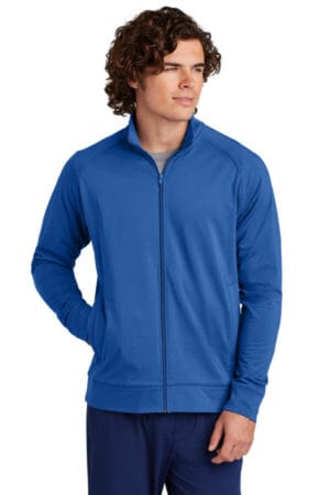 TRUE ROYAL ST857 sport-tek sport-wick stretch full-zip cadet jacket