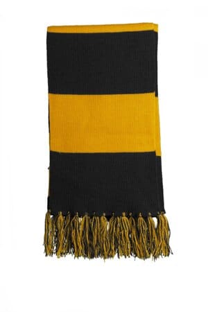 BLACK/ GOLD STA02 sport-tek spectator scarf