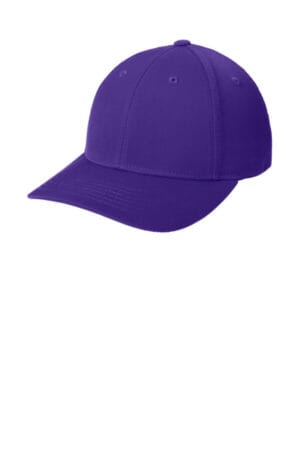 PURPLE STC10 sport-tek dry zone nylon cap