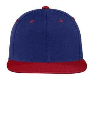 TRUE ROYAL/ TRUE RED STC19 sport-tek yupoong flat bill snapback cap