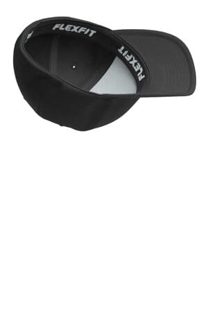 BLACK STC22 sport-tek flexfit cool & dry poly block mesh cap