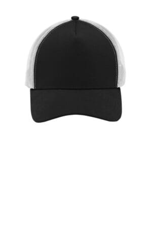 BLACK/ WHITE STC36 sport-tek posicharge competitor mesh back cap