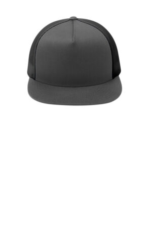 GRAPHITE/ GRAPHITE STC38 sport-tek yp classics 5-panel classic trucker mesh back cap