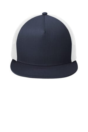 TRUE NAVY/ WHITE STC38 sport-tek yp classics 5-panel classic trucker mesh back cap