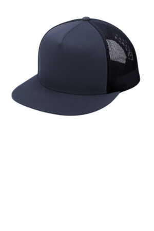 TRUE NAVY/ TRUE NAVY STC38 sport-tek yp classics 5-panel classic trucker mesh back cap