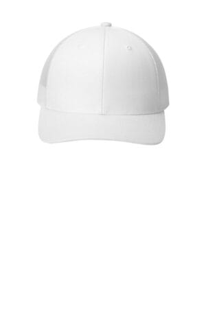 WHITE STC39 sport-tek yp classics retro trucker cap