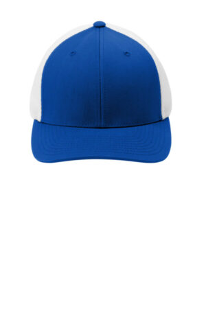 TRUE ROYAL/ WHITE STC40 sport-tek flexfit air mesh back cap