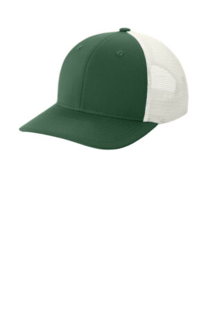 FOREST GREEN/ WHITE STC46 sport-tek club trucker cap