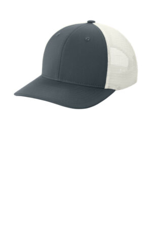 IRON GREY/ WHITE STC46 sport-tek club trucker cap