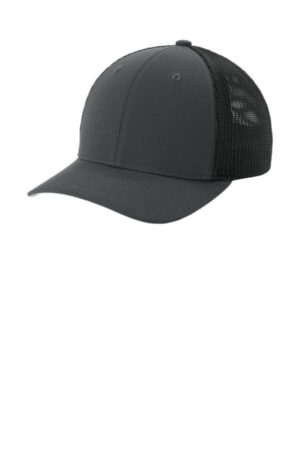 IRON GREY/ BLACK STC60 sport-tek stretch-tek mesh back cap