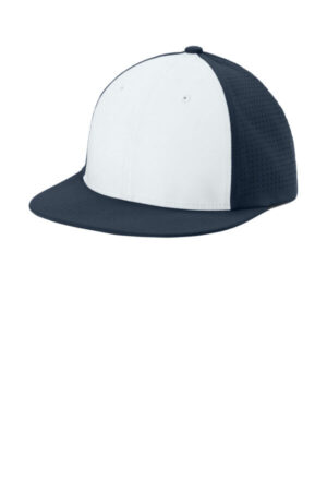 WHITE/ TRUE NAVY/ TRUE NAVY STC64 sport-tek pro-cut stretch-tek cap