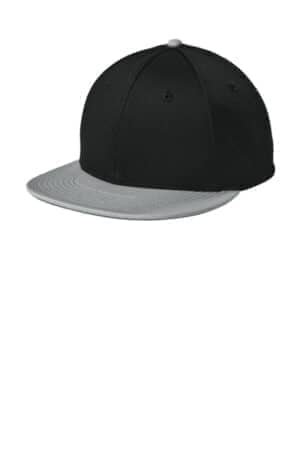 BLACK/ SILVER/ BLACK STC70 sport-tek impact mesh stretch-tek cap