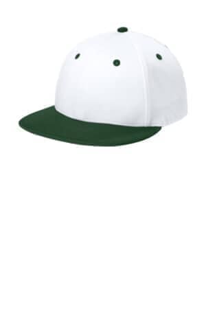 WHITE/ FOREST GREEN/ WHITE WHITE/ FOREST GREEN/ WHITE STC70 sport-tek impact mesh stretch-tek cap