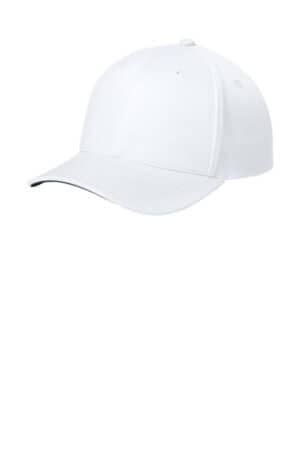 WHITE STC71 sport-tek impact mesh stretch-tek adjustable cap